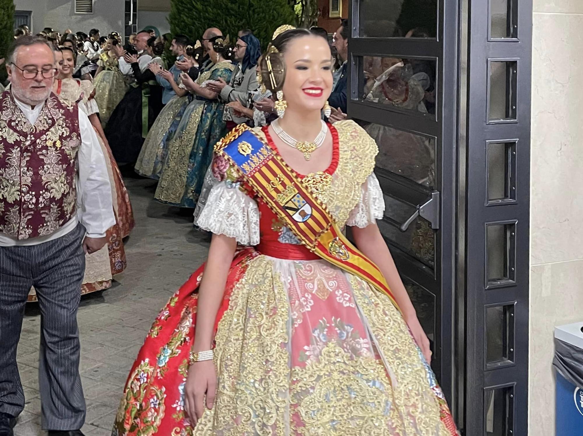 Exaltación de Elena Cebríán como Fallera Mayor de Alzira