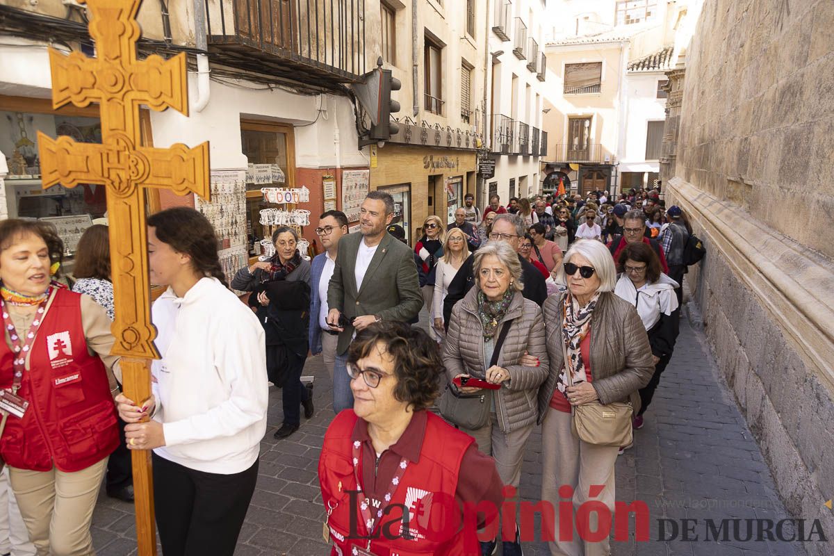 La vicaría de Cartagena, la UCAM, junto a asociaciones y peregrinos de toda España se ponen a los pies de la Vera Cruz