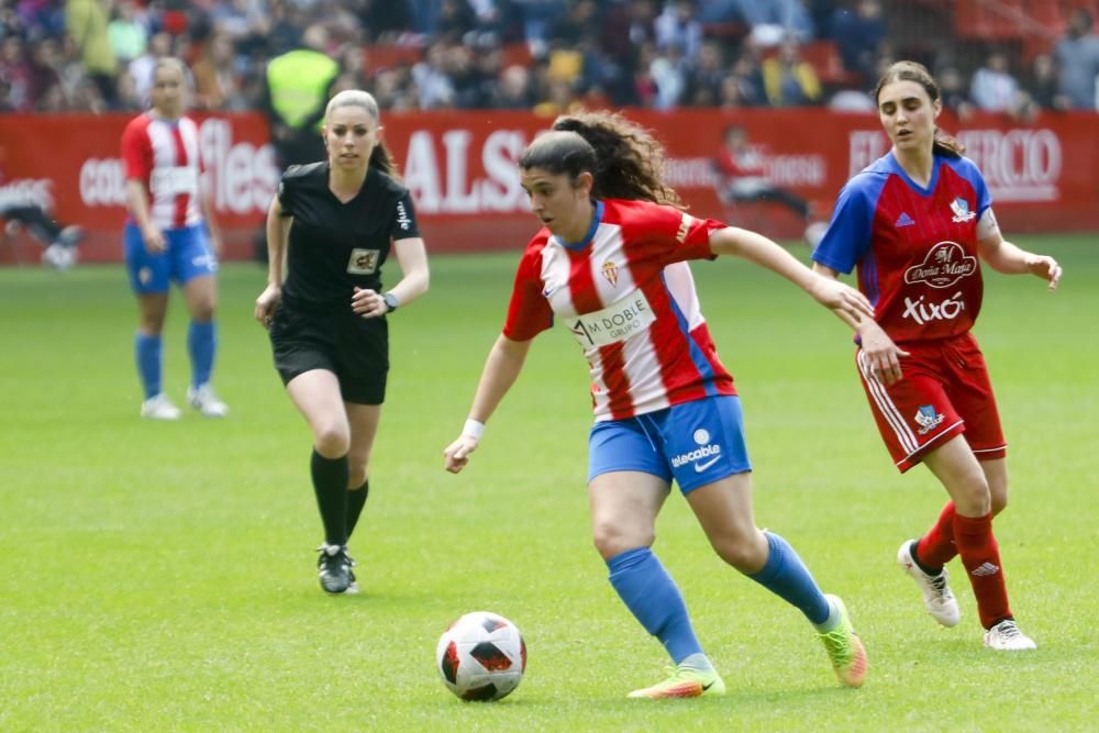 El derbi femenino de Gijón, en imágenes