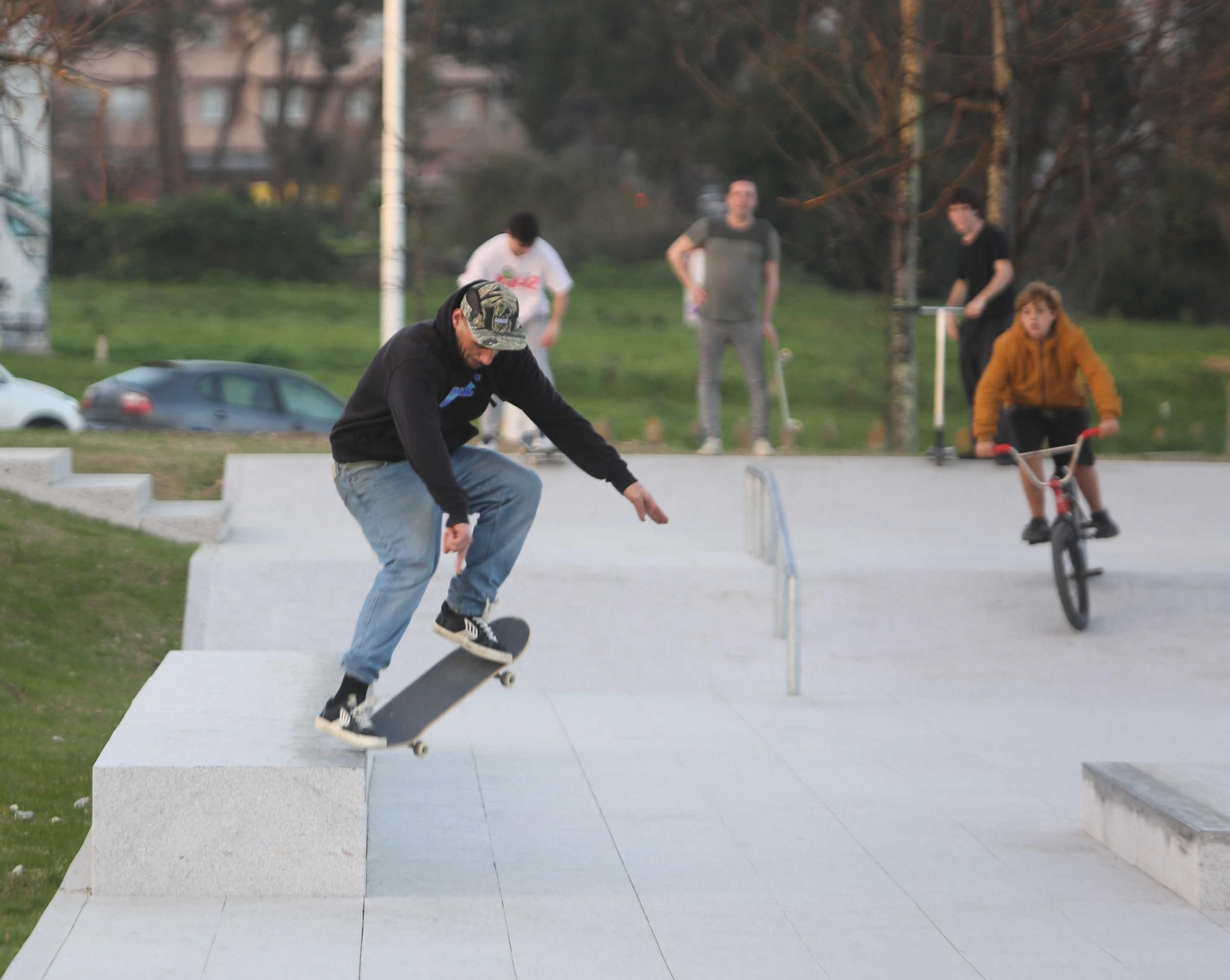 Los 'rotos' del deporte urbano en A Coruña