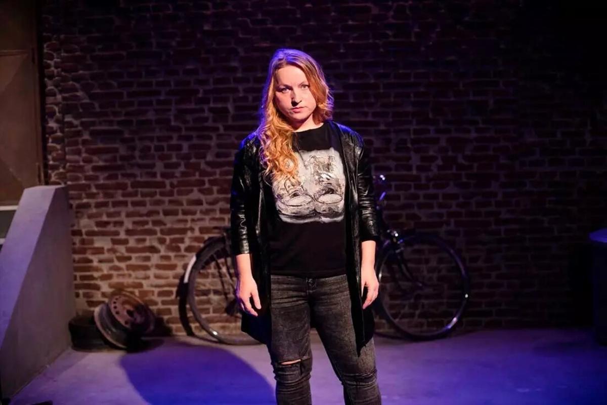 La actriz y humorista Bianca Kovacs, en una foto de su espectáculo 'Una rumana muy legal'.