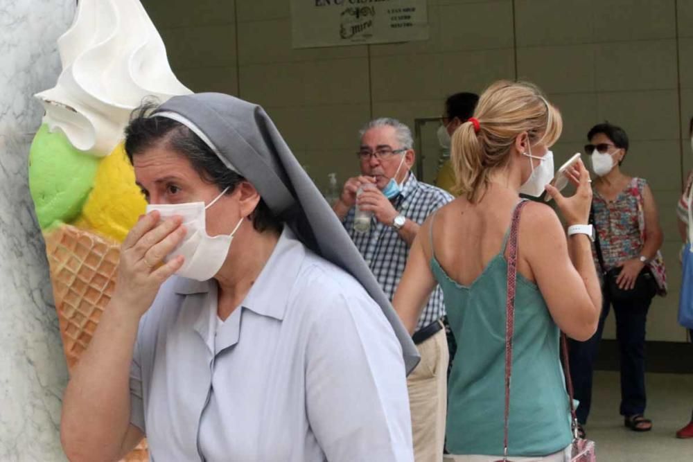 El calor se deja notar con fuerza en Málaga