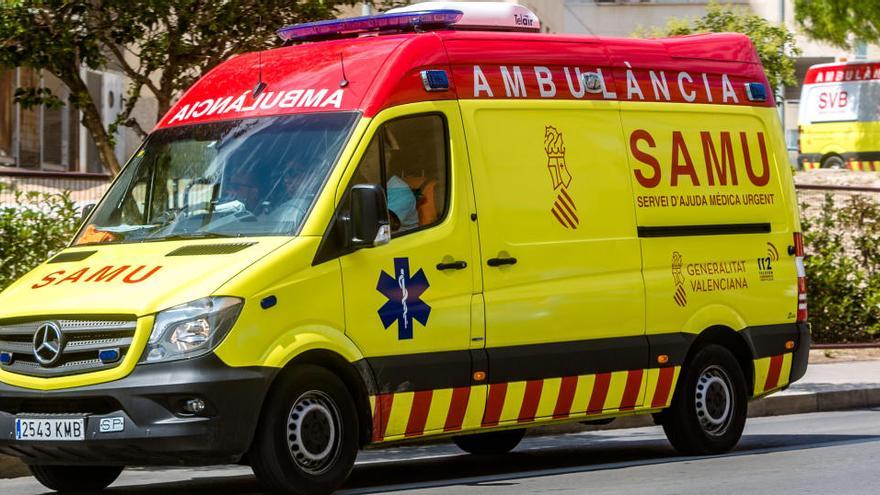 Ambulancia del SAMU.