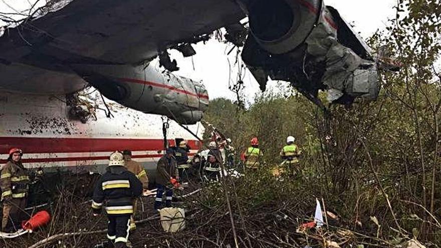 L&#039;avió sinistrat ahir a Lviv, Ucraïna