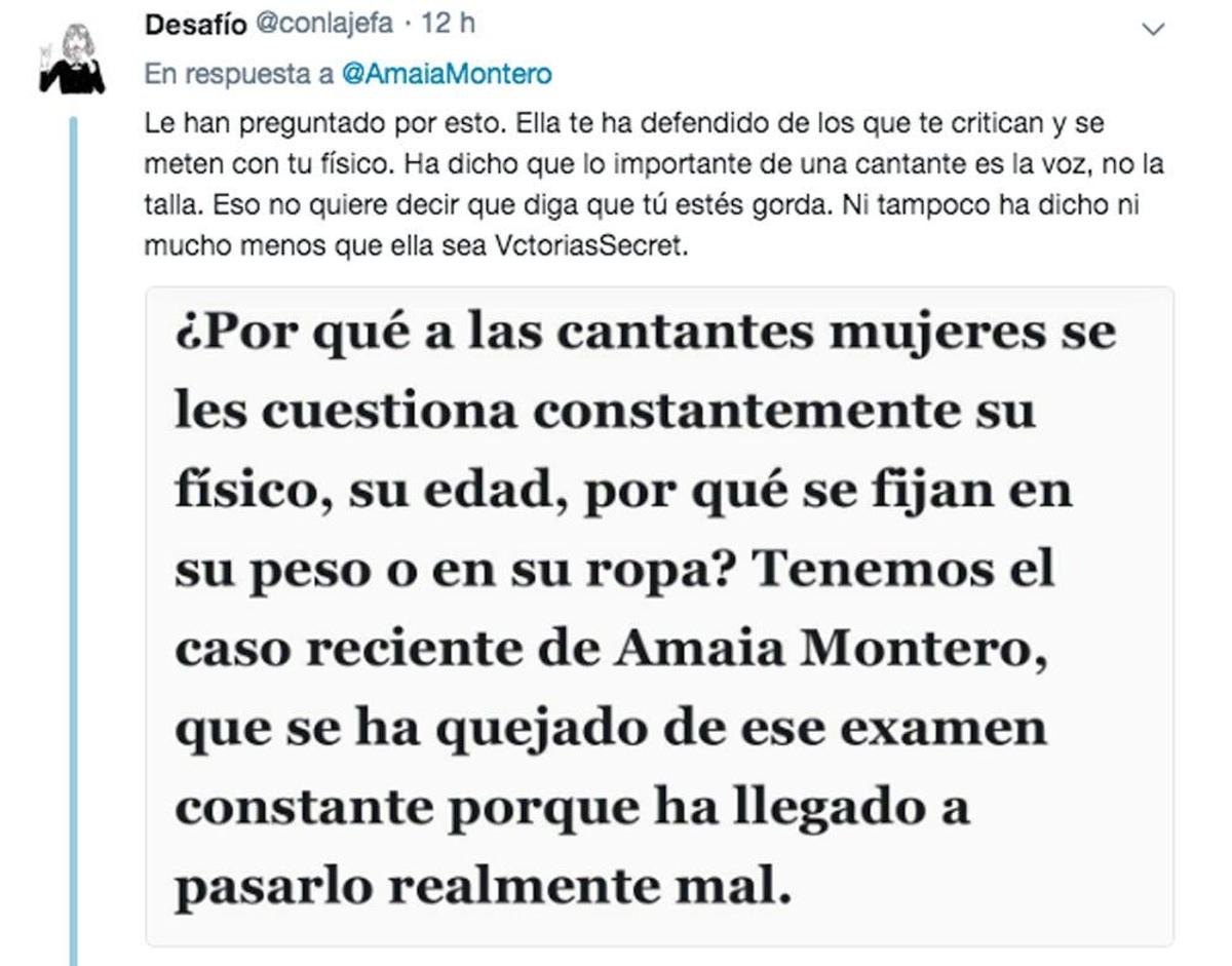 Los seguidores de Amaia Montero defienden a Malú
