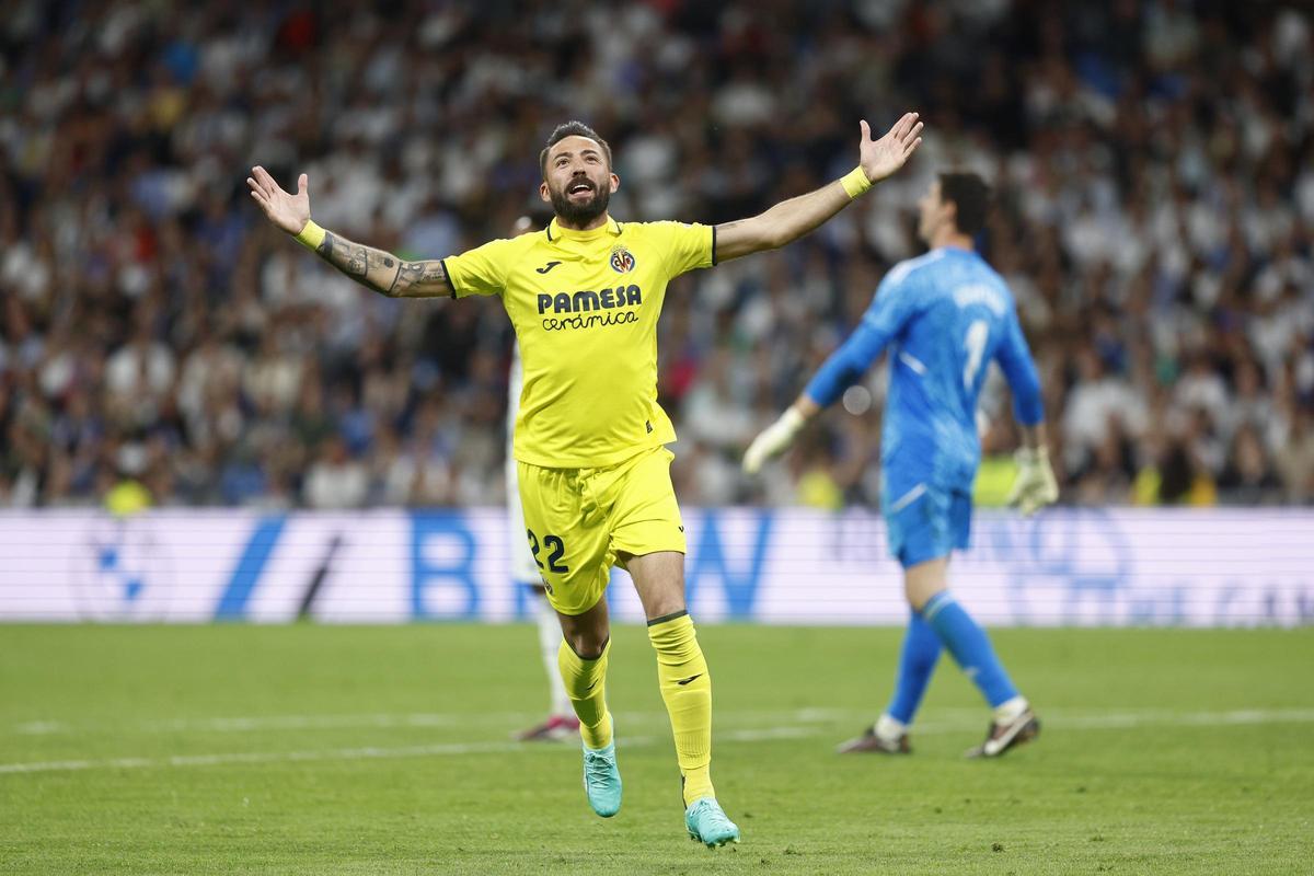 Morales autor del 2-2 en el Bernabéu.