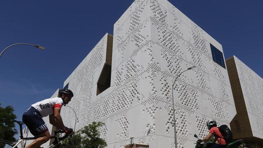 Fachada del edificio de la Ciudad de la Justicia.