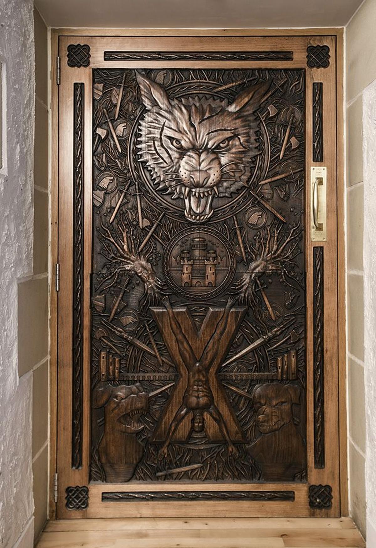 Puerta de Tronos 9, de 'Juego de tronos', en el parque temático 'Game of thrones Studio Tour'