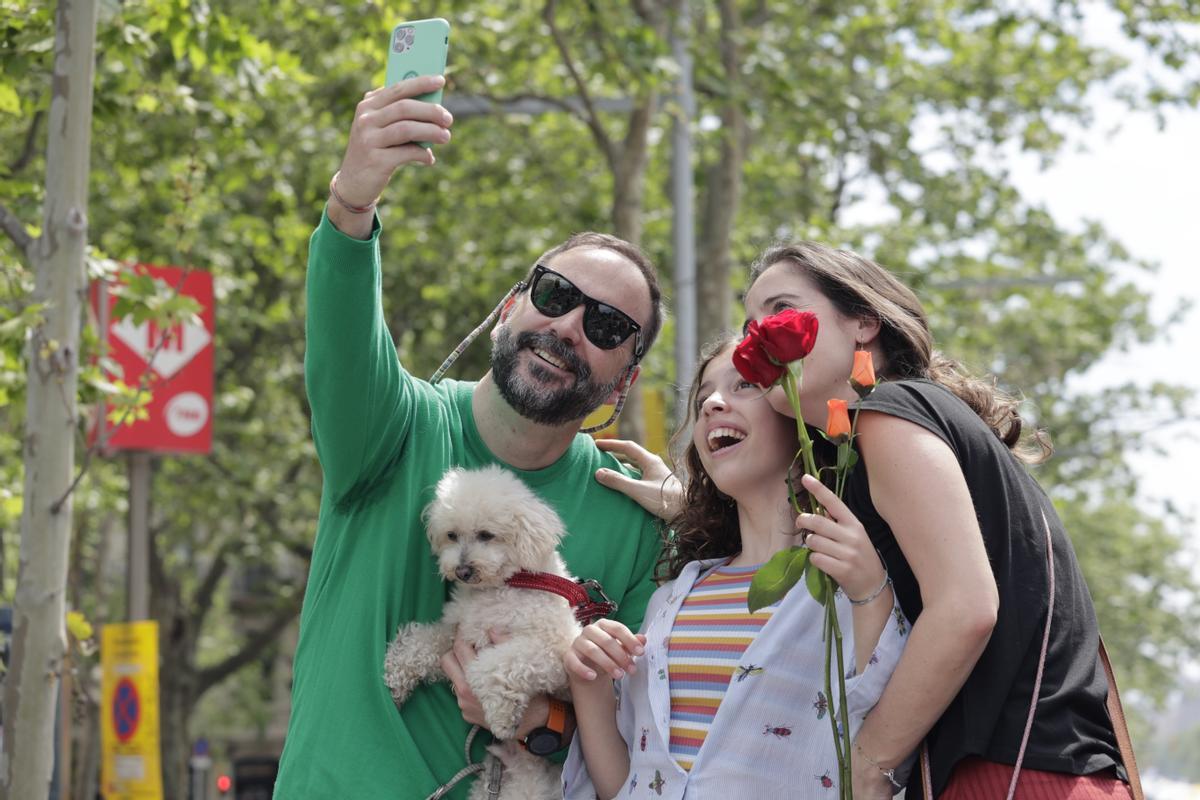 Sant Jordi de récord en Barcelona