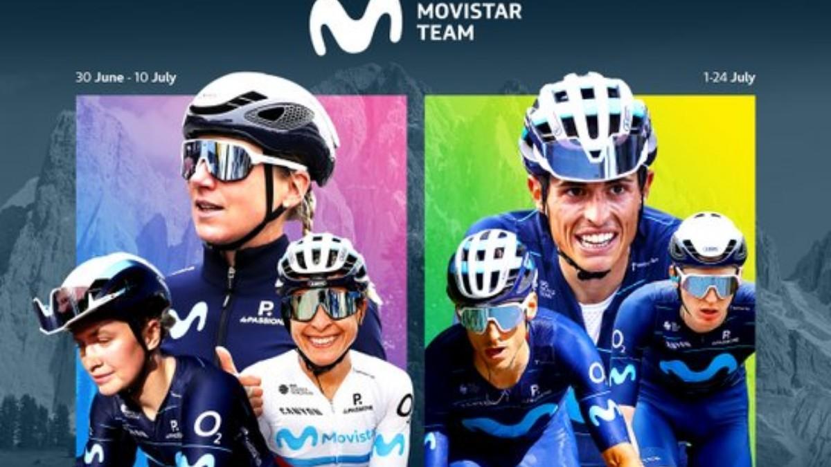 Movistar Team afronta dos grandes retos para iniciar julio