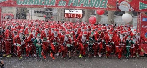 Madrid entra en el Guinness con 5.173 corredores vestidos de Papá Noel