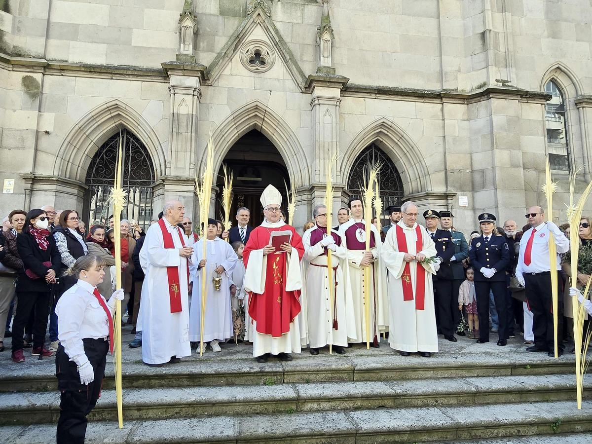 La procesión de la Borriquita de Vigo este Domingo de Ramos, en imágenes