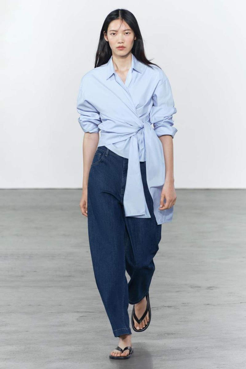Camisa popelin bordada zara sale