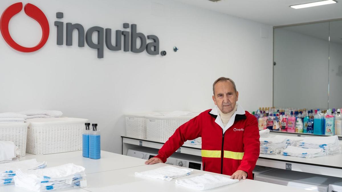 Juan Carmona, en las instalaciones de Inquibaen Guareña (Badajoz).