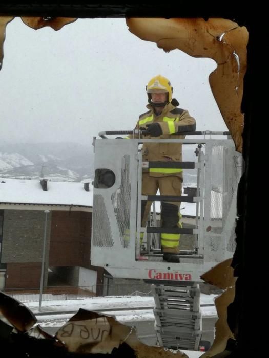 Incendi en una casa de Puigcerdà