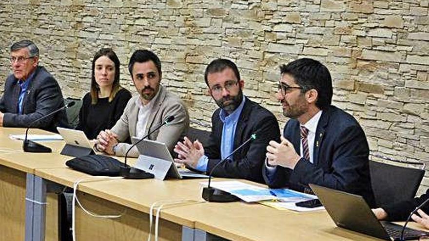 Reunió del Consell del Gironès celebrada el dimecres.