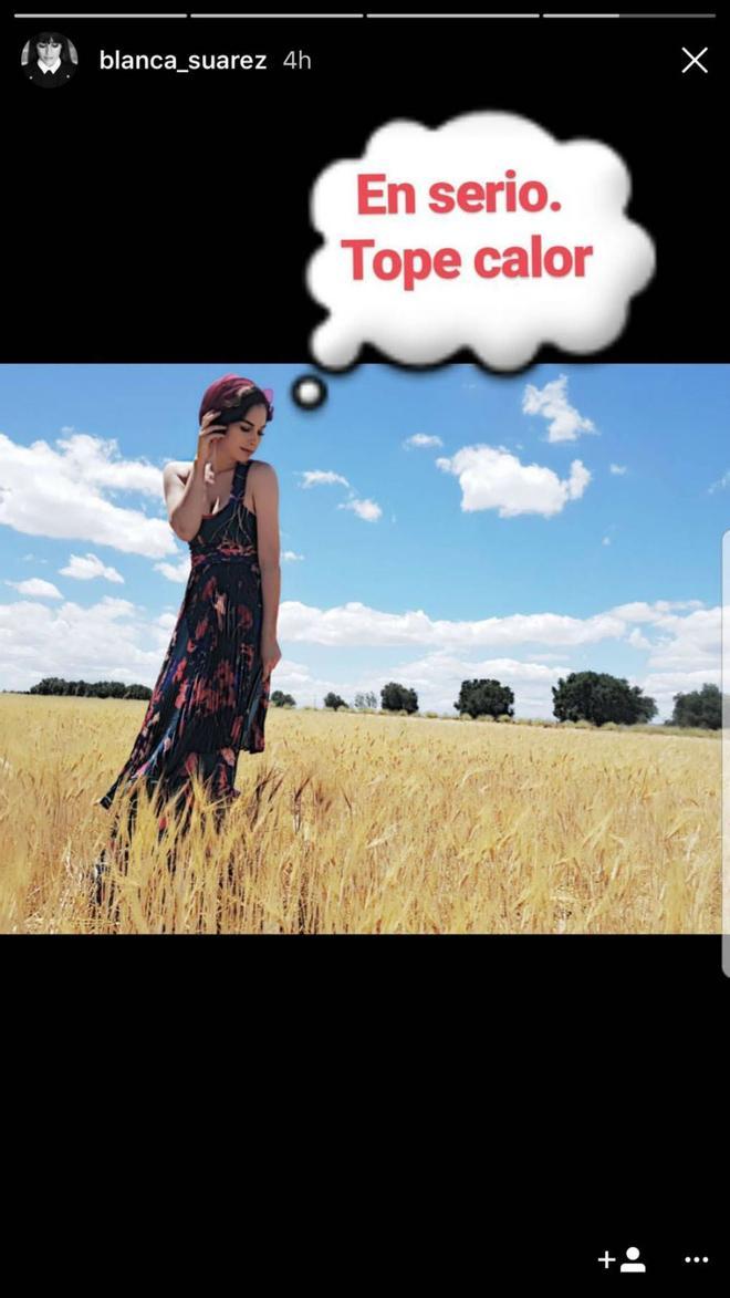 Blanca Suárez en su Stories