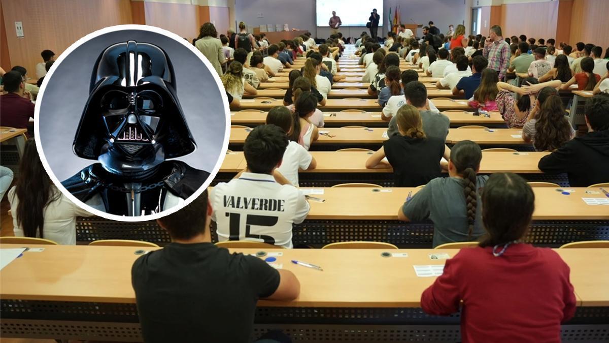 Darth Vader aparece en una pregunta de selectividad