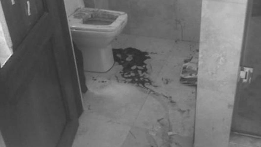 Imagen del baño de la casa de Pistorius.