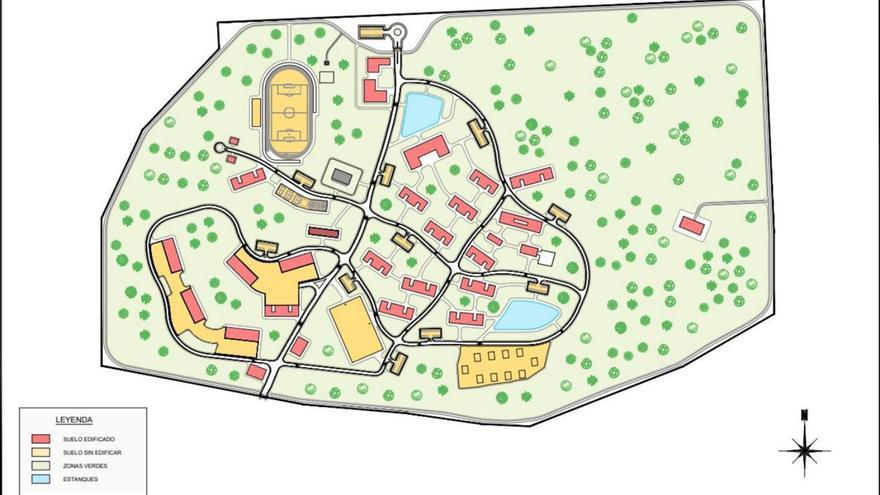 Proyecto del cuartel de Monte la Reina y sus distintas dependencias.