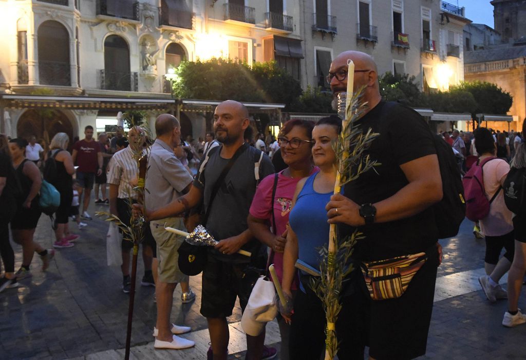 Romería de Murcia: Misa previa y primer tramo del recorrido