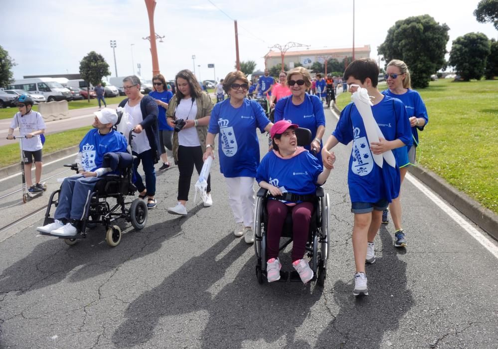 II marcha sobre rodas de Aspace Coruña