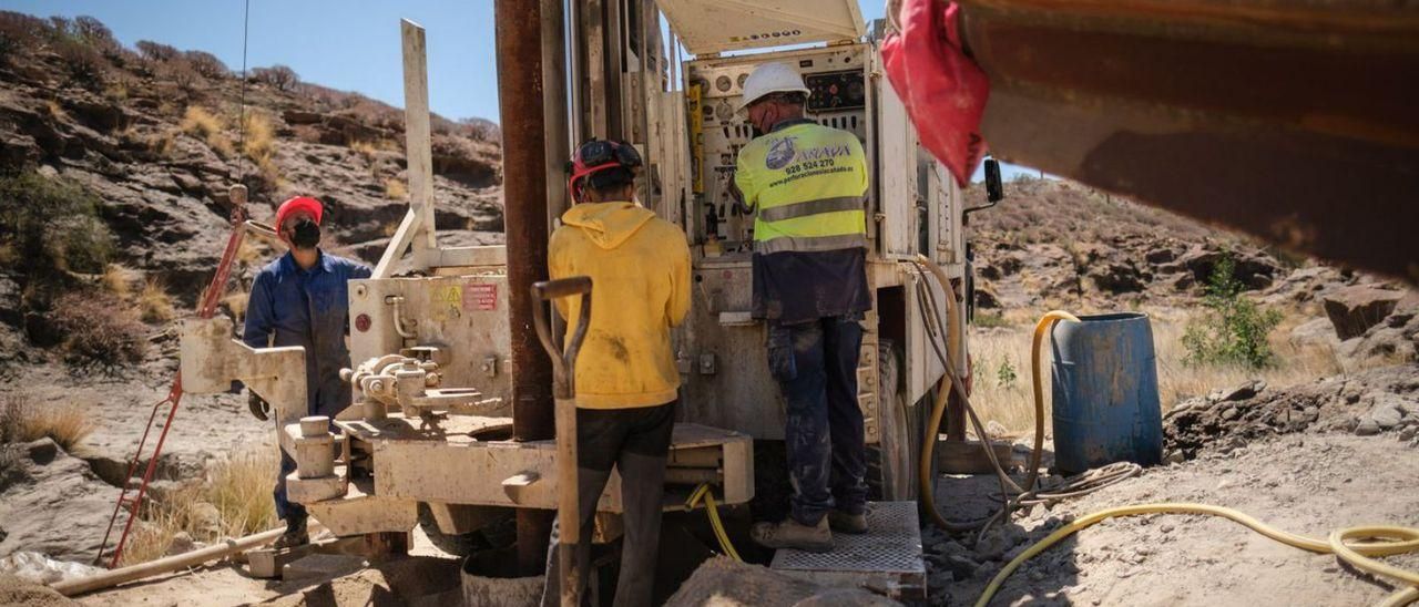 Obras en el CAT de Arico el pasado mes de junio.