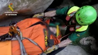 Así ha sido el rescate de una excursionista herida de gravedad al caer a una poza en el Torrent de Pareis, en Escorca