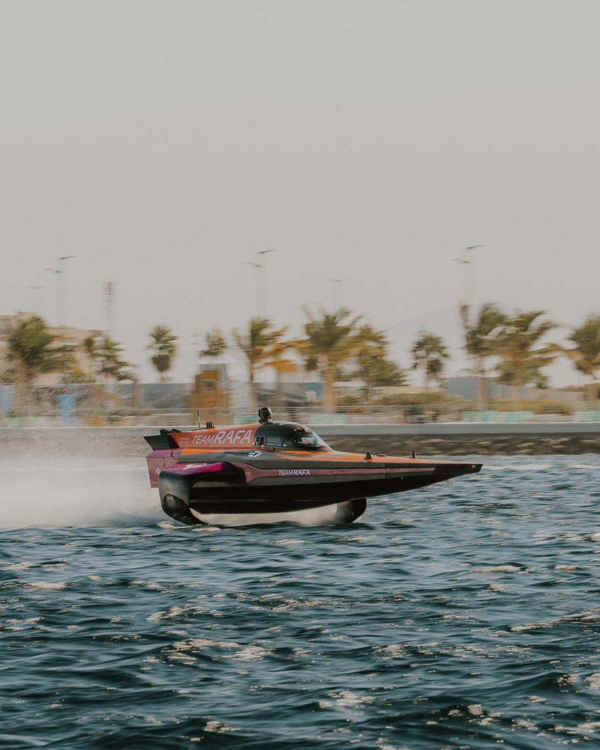 Una de las embarcaciones del E1 TeamRafa