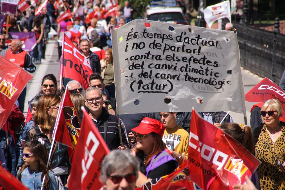 Manifestación 1 de Mayo Alcoy.