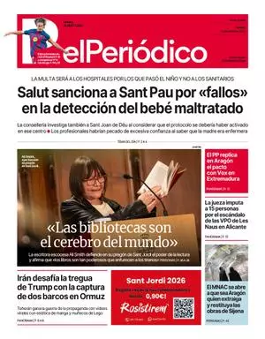 La portada de EL PERIÓDICO del 23 de abril de 2026