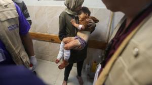 Escenas de dolor en Khan Younis, en la Franja de Gaza