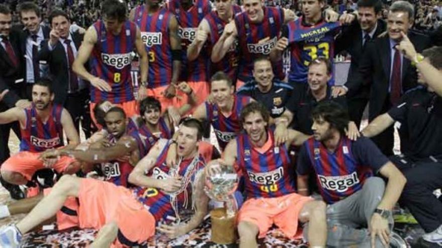 El Regal Barça celebra una nueva Liga ACB