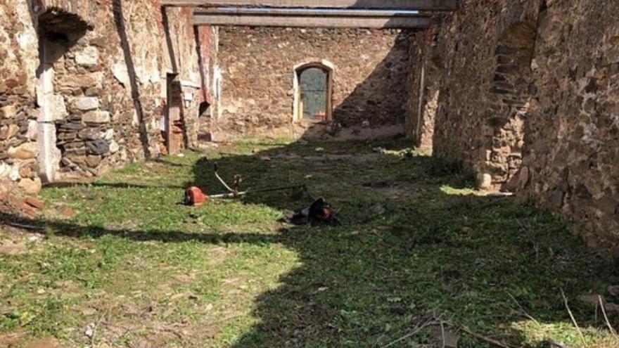 Les obres de restauració del castell de Vilamaniscle