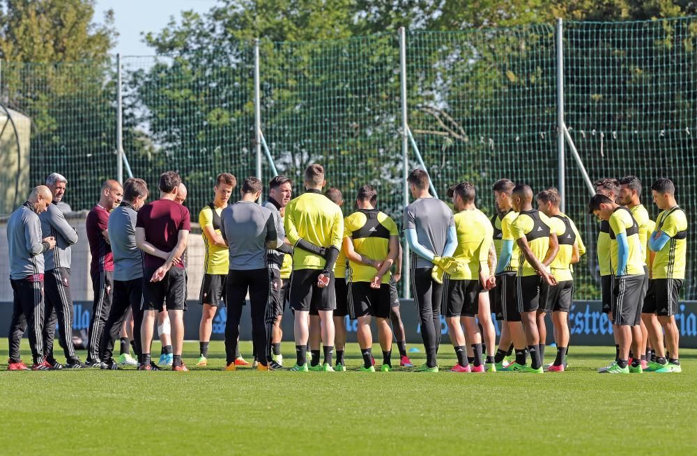 Últimas indicaciones de Berizzo antes del partido contra el Genk