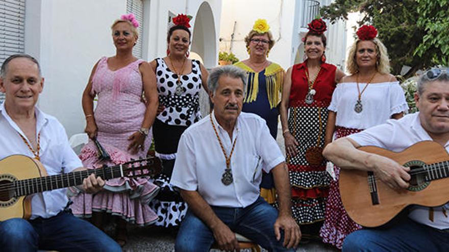 La Hermandad del Rocío de Sant Antoni en la ceremonia.