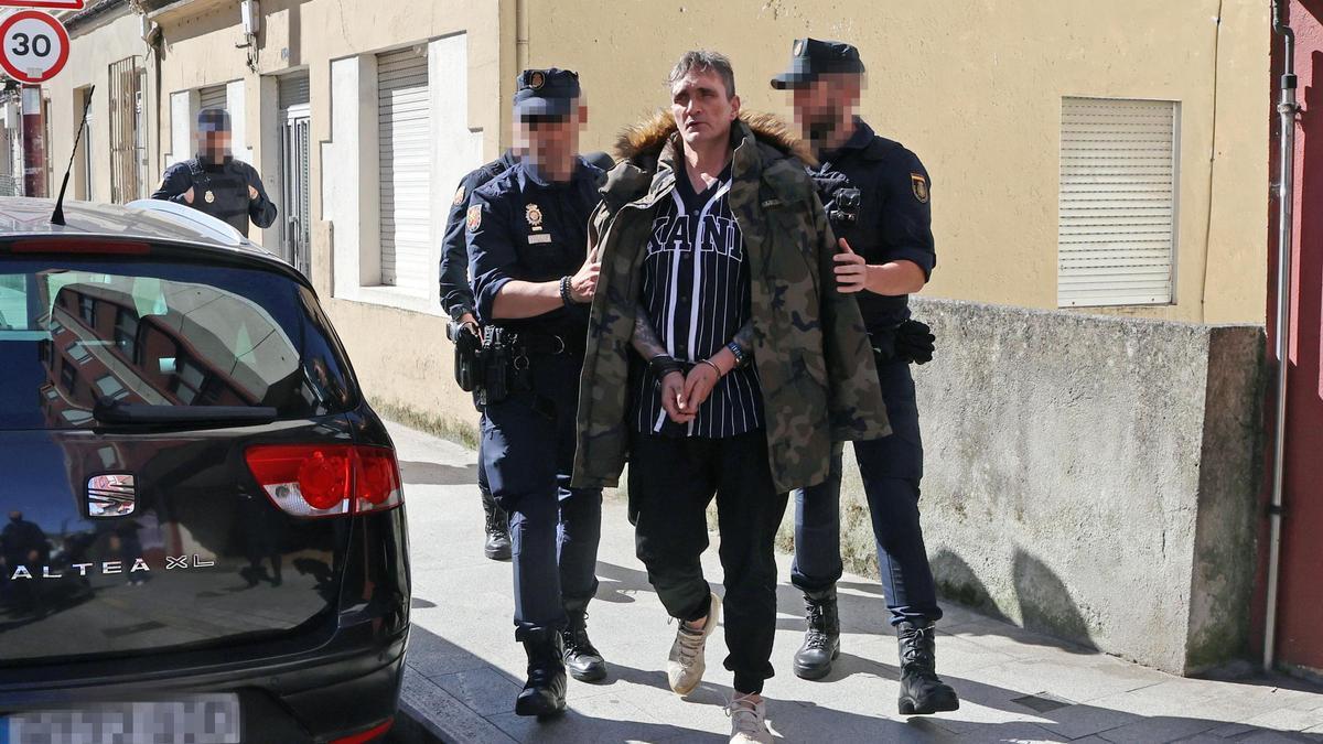 El detenido en la vivienda de la calle Ramón Nieto de Vigo, Manuel Fernando Rey.