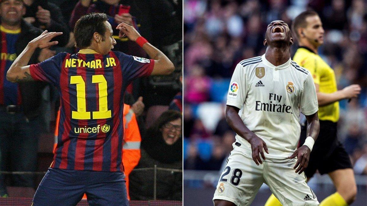 Neymar y Vinicius lo celebraron de la misma forma