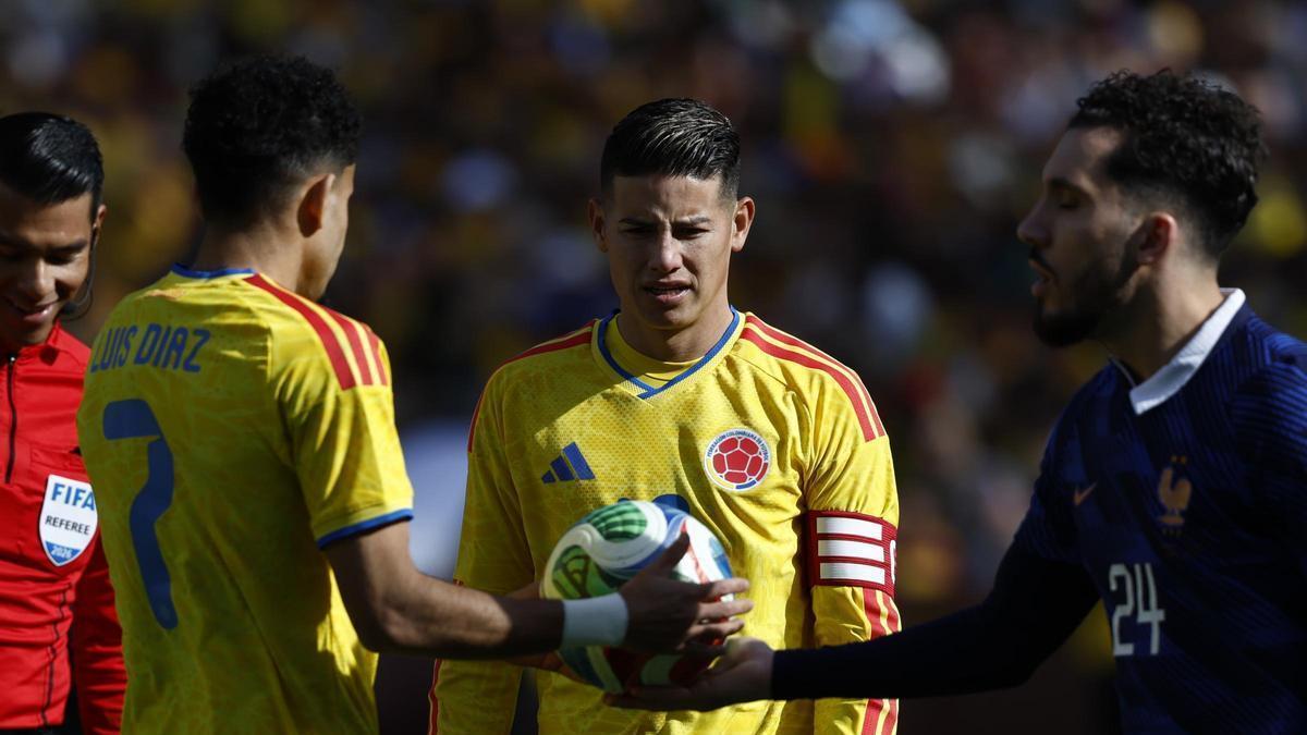 James Rodríguez, ingresado por un cuadro de deshidratación severa