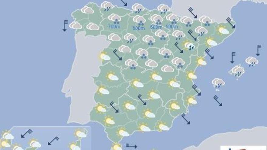 Cielos casi despejados, calima y ascenso de las temperaturas en Canarias