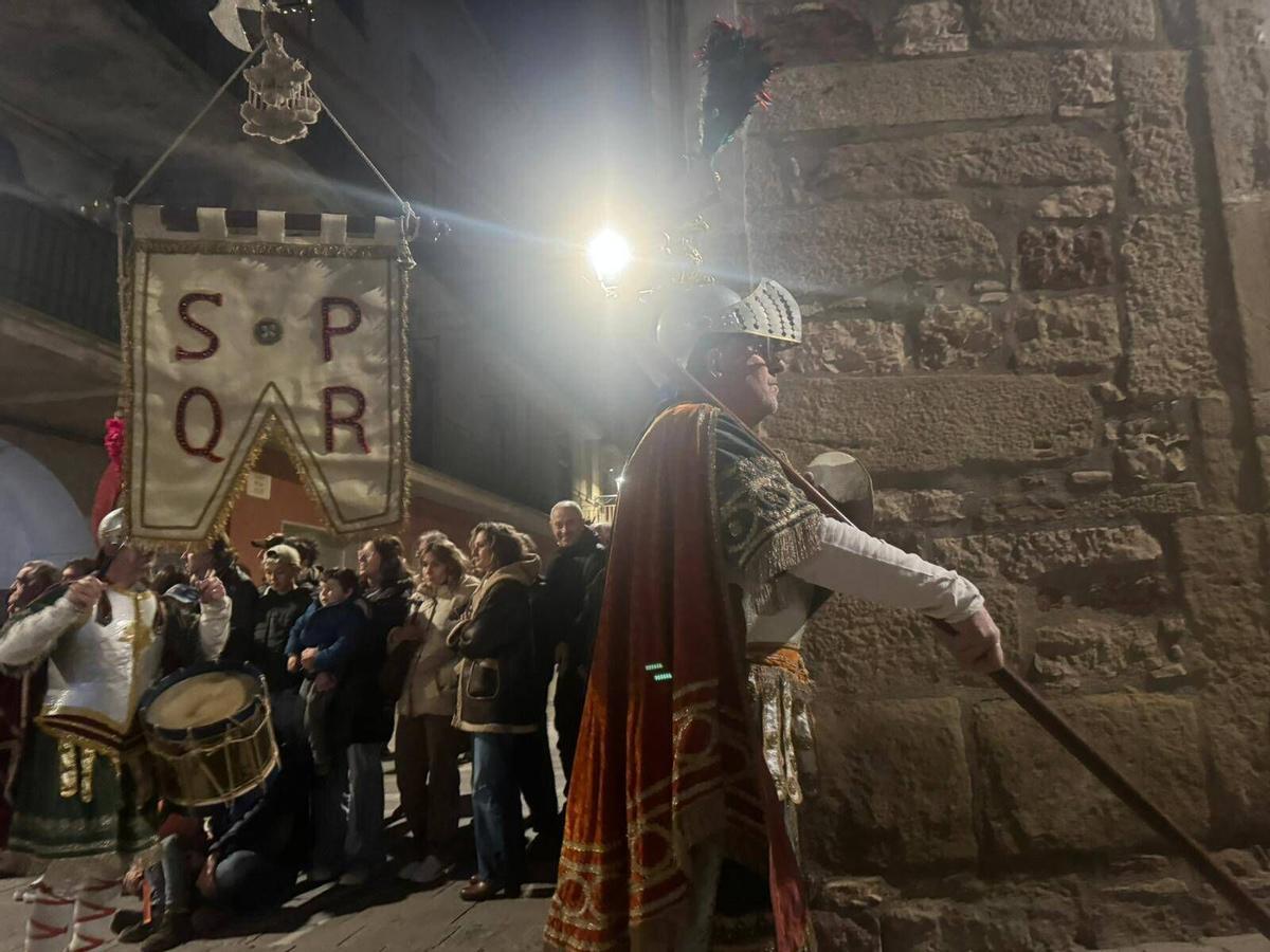 Imatges de la processó de Divendres Sant de Moià