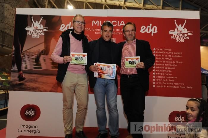 Entrega de dorsales de la Maratón de Murcia