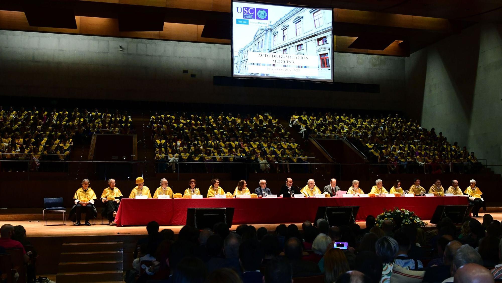 Festa da promoción 2017-2023 da Facultade de Medicina da USC