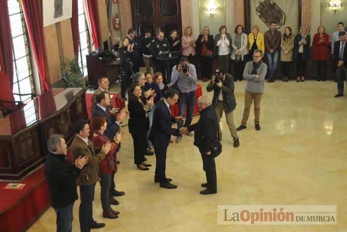 Homenaje a los policías locales jubilados en Murcia