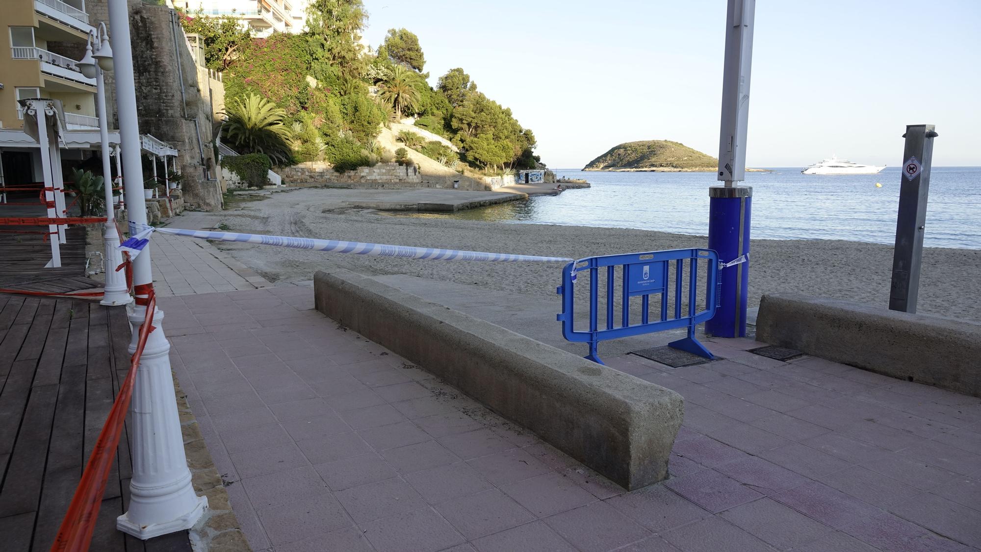 Cierre de playas en la Part Forana por Sant Joan