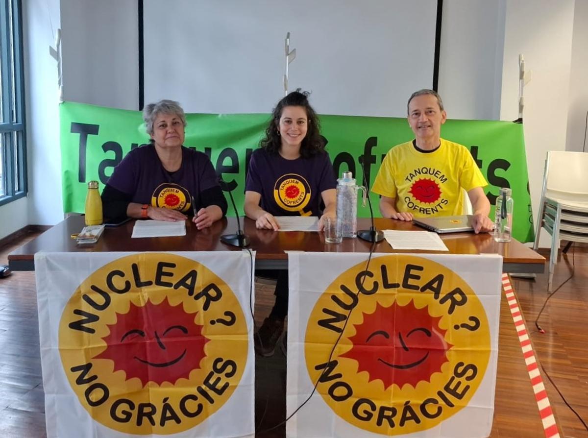 Presentación de la campaña “¿Alargar las nucleares? No, gracias”