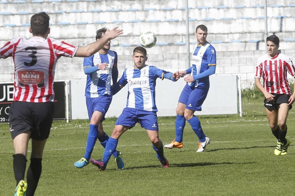 El partido entre el Real Avilés y el Siero, en imágenes