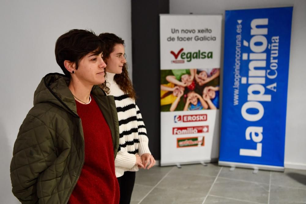 En la nueva sesión de divulgación de 'valores blanquiazuis' entre los escolares de A Coruña y su área metropolitana han participado las jugadoras del Dépor Abanca Alba Merino y Teresa Abelleira.