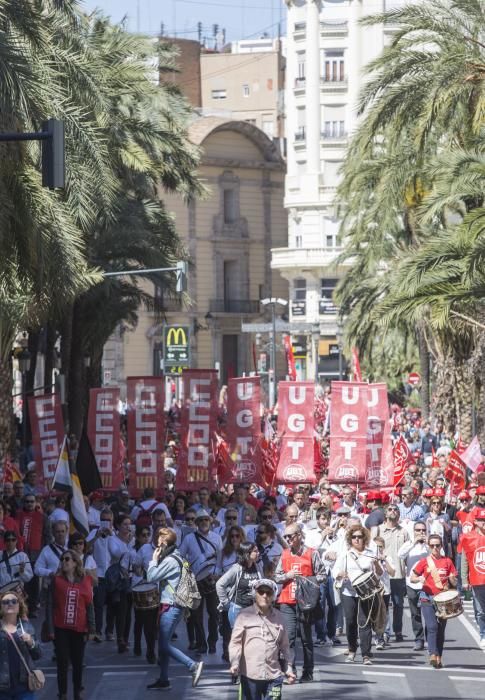 Manifestación del Día del Trabajo en València