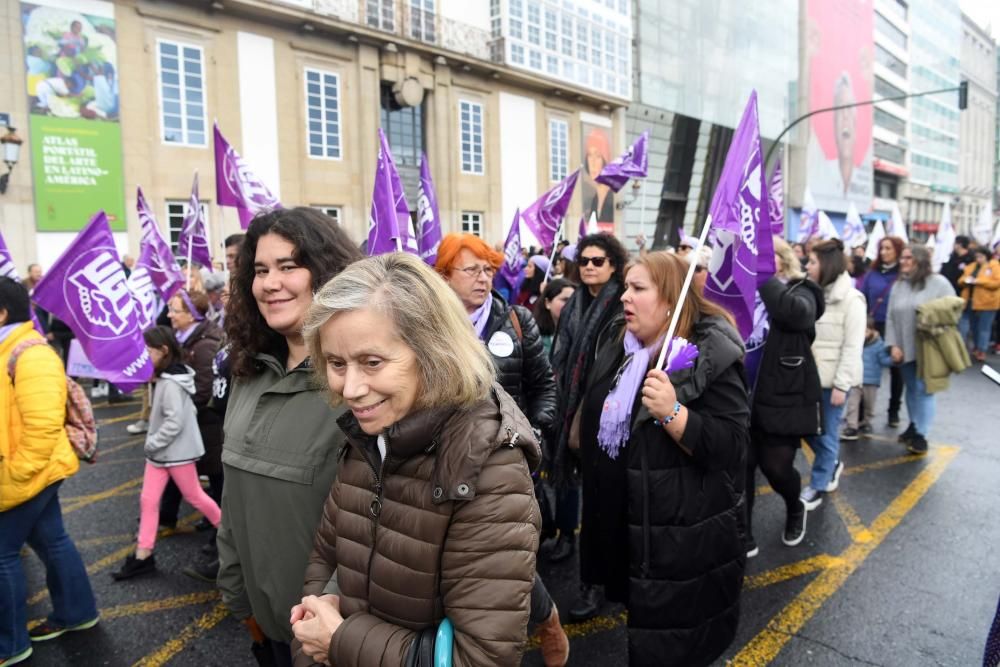 13.000 personas en el 8-M de A Coruña